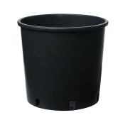 Ghiveci rotund negru