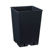 Ghiveci pătrat negru