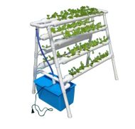 Sistem NFT formă A pentru 72 de plante, fără rezervor