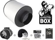 Kit extractor Trafika 125 mm / 250 m3h cu Filtru de carbon
