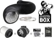Kit extractor Trafika 125 mm / 250 m3h cu Filtru de carbon